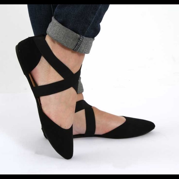 ⚠️LAST 1 Charles Albert flats with elastic straps - Picture 2 of 4